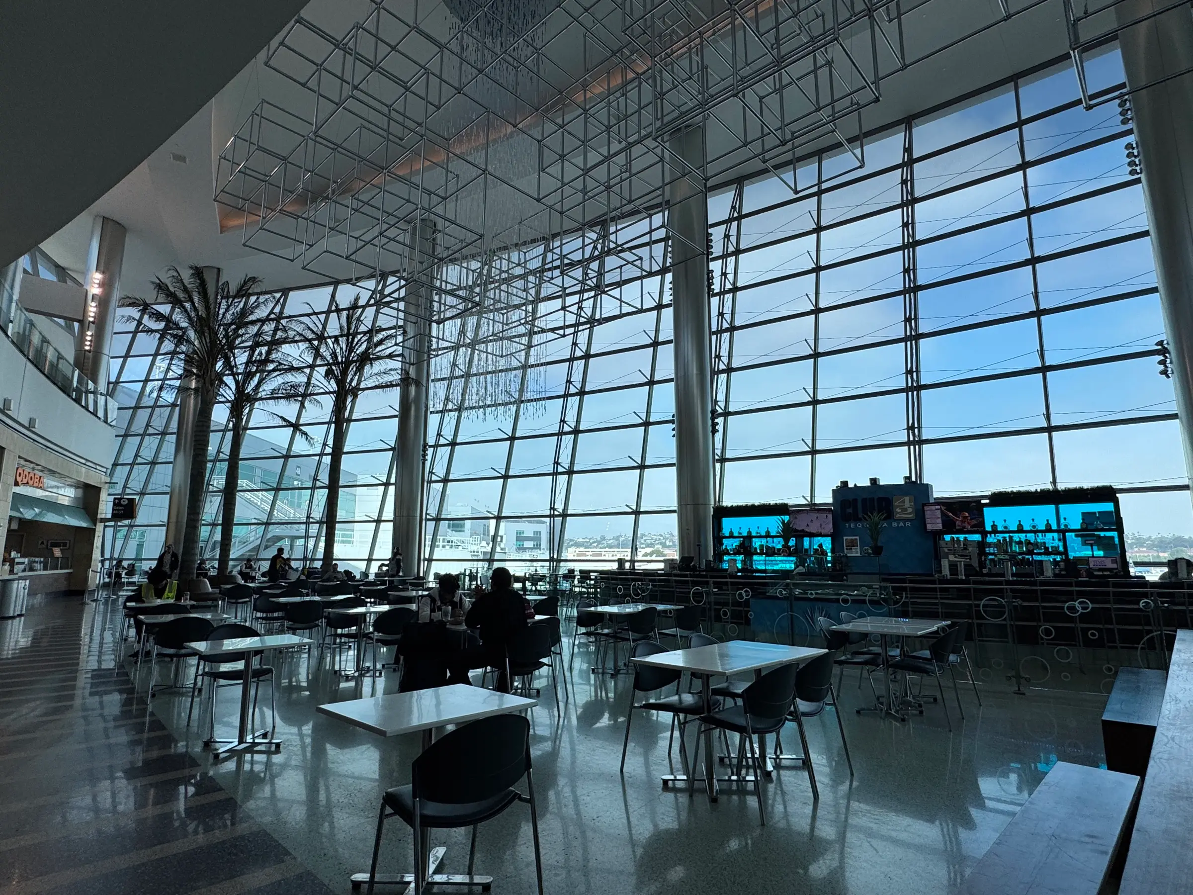 Inside Terminal 2 at San Diego International Airport in June 2025