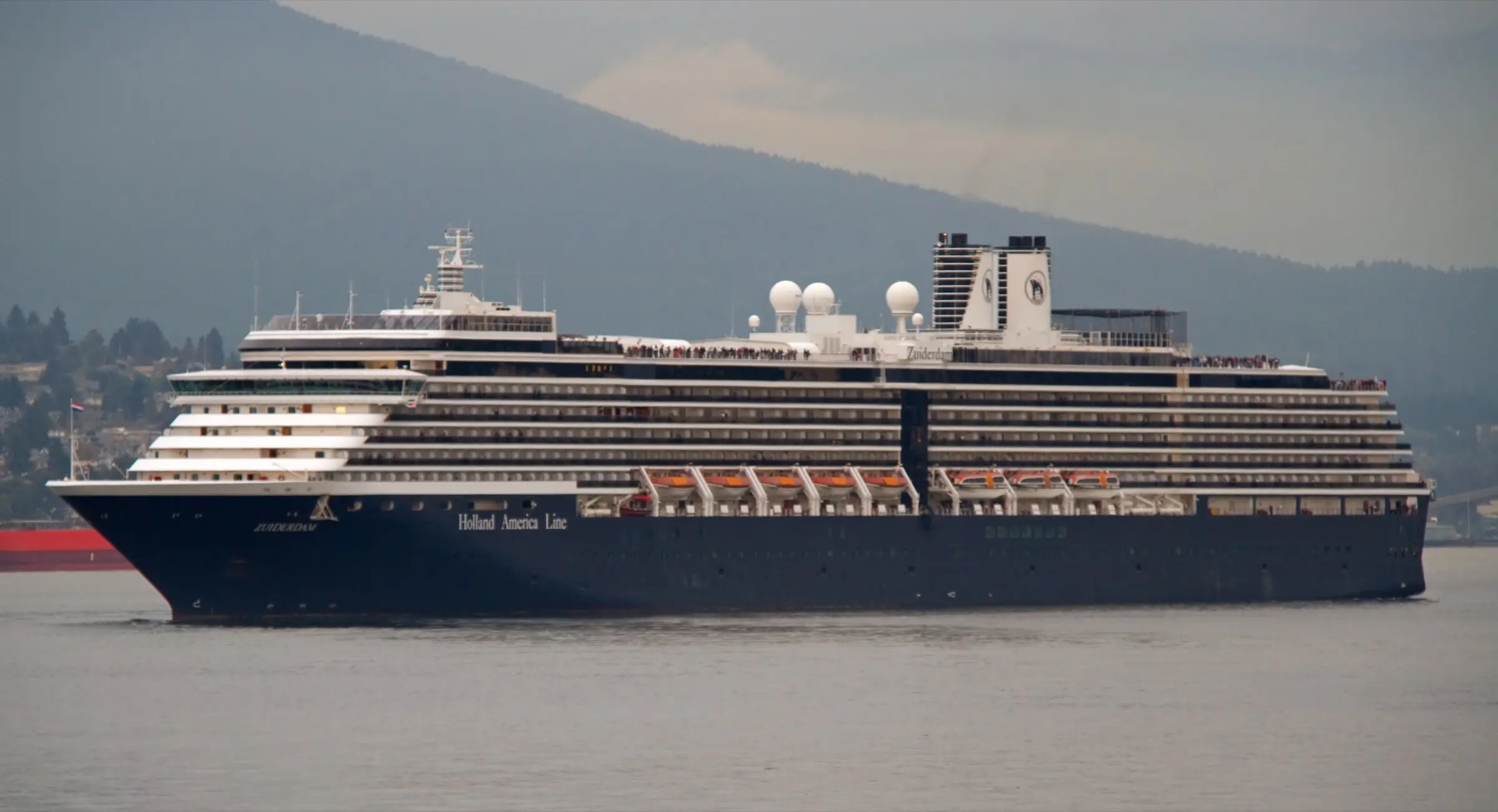 Zuiderdam off Vancouver in September 2012